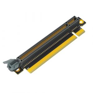 Pylorixz Carte Riser PCI-E 16X 3.0 90 Degrés Inversée Mâle à Carte Riser PCIE pour Serveur 1U (Sens D'Installation vers Le CPU) (ZMT CHIEK LIMITED, neuf)
