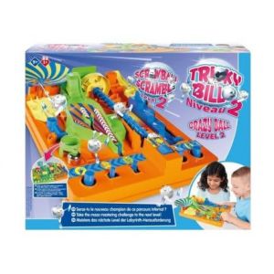 Jeu Tricky Bille Niveau 2 - Labyrinthe Circuit de Billes, Course d'obstacles - Parcours Infernal - Set Jeu d'action Enfant et Carte Tigre (cavernedesjouets, neuf)