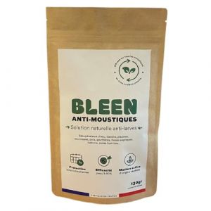 BLEEN I Produit anti moustique naturel I Interieur & Exterieur I Traitement Bti anti larve I Efficacité 90% pendant 4 semaines I Sans danger pour les animaux I Made in France (Bleen - Jardinerie, neuf)