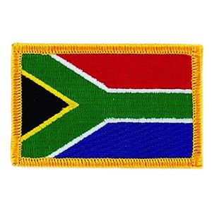 Patch écusson brodé drapeau afrique du sud thermocollant insigne backpack (Akachafactory, neuf)