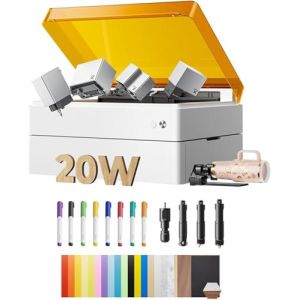 xTool M1 Ultra 20W Kit de Premium - 4 en1 Multifonction: Graveur Laser 20W, Impression Jet d’Encre, Découpe de Vinyle, Dessin au Stylo, Gravure Laser pour Bois, Verre, Vinyle, Metal (Makeblock FR, neuf)