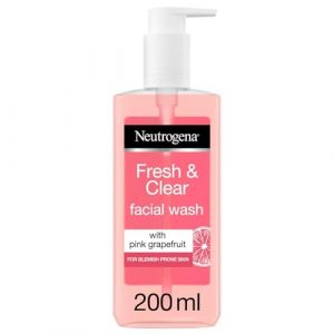 Neutrogena Visibly Clear Nettoyant visage Pamplemousse 200 ml (culture et vous95, neuf)