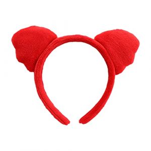 Watreketal Serre Tete,Accessoires de cheveux simples et doux pour femmes, bandeau lumineux pour se laver le visage, serre-tête pour oreilles de chat, cerceau de cheveux multicolore lumineux (Xuanlang Trading, neuf)