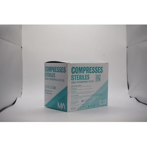 MEDIKA69- lot 600 Compresses St&eacute;riles Tiss&eacute;es ou gaze 5X5 7.5 X 7.5 10 x 10 cm &ndash; Les compresses st&eacute;riles tiss&eacute;es Medika69 sont con&ccedil;ues pour le nettoyage lot 600 (10 X 10 GAZE, 600, unit&eacute;) (medika69, neuf)
