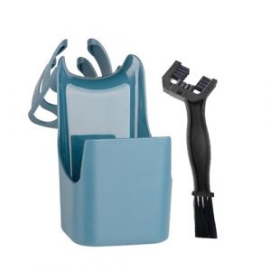 Boîte À Nettoyage Chaîne Moto | Boîte Rangement pour Huile Chaîne Vélo | Kit Nettoyage Graisse Chaine Moto Avec Brosse, Outil Anti-éclaboussures pour Huile Nettoyage Chaîne (sttsnacaaq, neuf)
