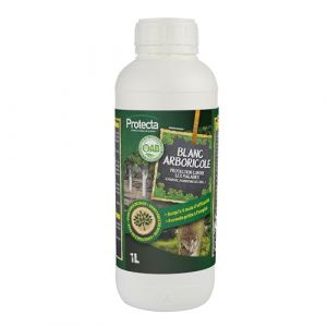Protecta Blanc Arboricole pr&ecirc;t &agrave; l&rsquo;Emploi/concentr&eacute;, pr&eacute;vention des Maladies fongiques. Utilisable en Agriculture Biologique.Prot&egrave;ge Les Troncs des Arbres fruitiers et d&rsquo;Ornement (Chalain Market, neuf)