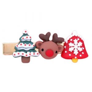 Pinces &agrave; cheveux de No&euml;l pour filles - Jolies pinces &agrave; cheveux de No&euml;l de No&euml;l, pinces &agrave; cheveux festifs, &eacute;pingles &agrave; cheveux, chaussettes pour chaussettes, No&euml;l (niexuy, neuf)