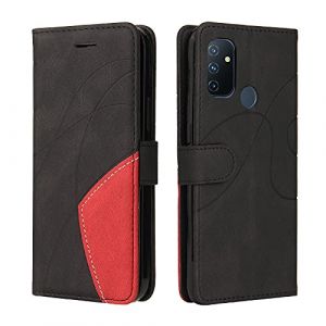 CXTcase Coque OnePlus Nord N100 5G, Flip Magnétique Protection Case Portefeuille OnePlus Nord N100 5G, Antichoc Housse, Étui en Cuir PU pour Portefeuille avec pour OnePlus Nord N100 5G, Noir (Zhongtian Technology Company, neuf)