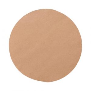 Lot de 100 Papier Sulfurisé pour Air Fryer de 23cm, Non Perforé Papier Cuisson Air Fryer, Rond, Non Blanchi, Papier Air Fryer pour Four en Micro-ondes, Airfryer Papier Cuisson Brun (TopHomer, neuf)