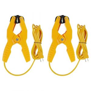 2 pièces Pince de température Thermocouple HVAC Type K Thermomètre Sonde de plomb Pince de tuyau Multimètre Capteur Pince de mâchoire Pince de plomberie (DP-GLOBAL, neuf)