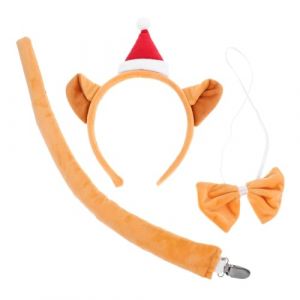 Ciieeo Serre-t&ecirc;te Oreilles De Chat Peluche Visage Soins Maquillage Ensemble Oreilles Queue Spa Lavage (B Breathtaking, neuf)