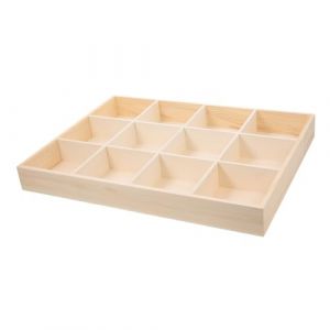 SOPOTUTU Bo&icirc;te de Rangement Bois avec Compartiments pour Bureau Organiseur Multifonctionnel pour Cosm&eacute;tiques Bijoux et Fournitures de Bureau Cases (chenluwei, neuf)