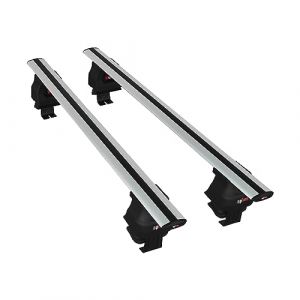 Compatible avec Opel Crossland 2020-2024 Barres de toit ACE-4 Gris (Auto Acessories, neuf)