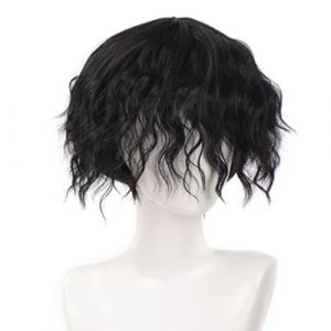 Cheveux courts T&ecirc;te compl&egrave;te Toupee Color&eacute; Anime Unique pour Halloween Cosplay Mascarade Photo Accessoires (sheQImaoYI, neuf)