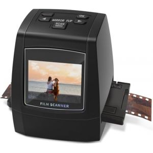 Mini scanner num&eacute;rique pour films et diapositives, convertit les n&eacute;gatifs et diapositives de 35 mm, 126, 110, Super 8 et 8 mm en images JPEG de 22 m&eacute;gapixels, &eacute;cran LCD de 2,4" (yuyan-LIJIA, neuf)