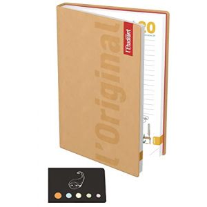 Lot Agenda l'Etudiant 14x20 2025-2026 + Index Adhésif Blumie (Caramel) (Blumie Shop, neuf)