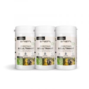 Biovetol - Probiotique - Comprimés Regul'Transit - Complément Alimentaire Spécial Transit (Chien, Lot de 3) (Biomegis Laboratoire, neuf)