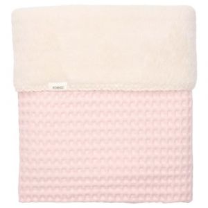 Koeka Couverture Pour Lit Berceau - Avec Doublure En Peluche &ndash; Pour Fille Et Gar&ccedil;on - Oslo - Tissu Coton - Lavable - Rose 100X75 (Koeka B.V., neuf)