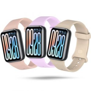 Xisair 3 Bracelets en Silicone Compatibles avec le Xiaomi Smart Band 9 Pro et le Xiaomi Smart Band 8 Pro Bracelet de Sport, Bracelet en Silicone, Respirant, Doux et Confortable pour Miband 9Pro/8Pro (Xisaier-EU, neuf)