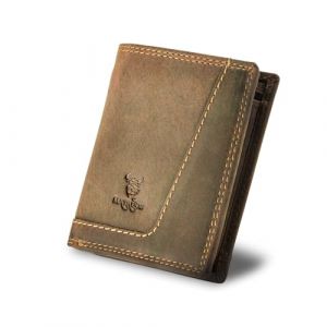 Portefeuille en cuir pour homme Matador avec compartiment secret #LUGO incluant une &eacute;l&eacute;gante bo&icirc;te cadeau, Porte-monnaie &eacute;l&eacute;gant pour homme avec protection RFID, Portefeuille de luxe pour homme avec (MATADOR LEDER "The German Brand", neuf)