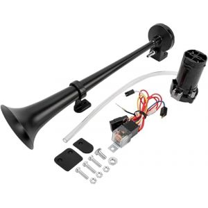 GYUPXYH Klaxon &agrave; Air Voiture 12v Puissant avec Compresseur Kit Trompette Tracteur pour Camion, Moto, Bateau, TGV, Train & Auto (GYUPXYH, neuf)