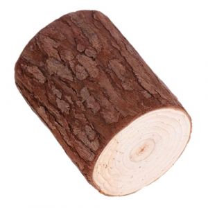 TOYZFRIENDY Support Bougie Bois Naturel Porte-bougie Bois Massif Centre de Table Décoratif pour Bougies Chauffe-plat Décoration Intérieur pour Chambre Salon Spa et Événements (Muliuin, neuf)