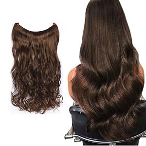 RemeeHi Extensions de cheveux humains sans ruban adhésif sans clip - 40,6 cm - 60# blond platine (Remehairwigs, neuf)