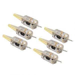 LED G4 220 V 6 Pièces 6 W 500Lm G4 Ampoule LED COB Gelrgy économie Lampe Ampoule pour Plafonnier Applique Lampe de Table 220 V Gel G4 LED 220 V 3 W Ampoule (Blanc Froid) (Moonyeu, neuf)