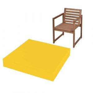 IJQXLA Coussins de Bateau imperm&eacute;ables 45 x 50 cm (18" x 20"), &eacute;pais et imperm&eacute;able, Coussin de si&egrave;ge en Mousse pour Cuisine, Salle &agrave; Manger, Salon et Jardin, Meubles en rotin, Housse zipp&eacute;e (Accueil Produits en coton, neuf)