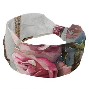 Bandeau extensible pour femme, motif Tour Eiffel de Paris, rose rose, bandeau de cheveux antidérapant, turban de sport tendance pour yoga, entraînement, usage quotidien (zhengzhiqi2299, neuf)