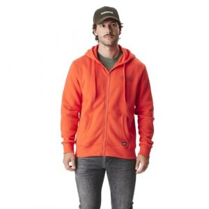 Von Dutch Sweat Homme Coton, Sweat a Capuche Homme Slimane, Confortable et Chaud, Orange Taille L (Webtexmarket, neuf)