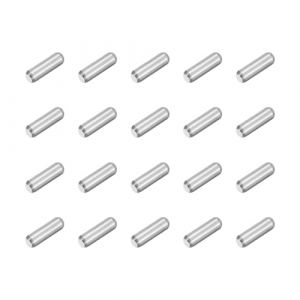 QUARKZMAN 120Pcs M2 x 6mm 304 Acier Inoxydable Goujon, Cylindrique Étagère Support Goujon Pin Parallèle Pin Fixation Pour Mechanical Manufacturing, Industry, Argent (QUARKZMAN, neuf)