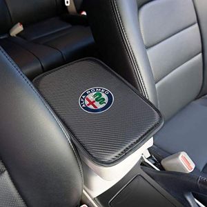 OUSIKA Tapis Protection D'accoudoir Console Centrale de Voiture, Tapis Bo&icirc;te D'accoudoir Antid&eacute;rapant, Accessoires D&eacute;coratifs Int&eacute;rieurs, pour Alfa Romeo 159 147 156 Giulietta 147 159 (HAI KONG, neuf)