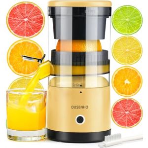 Presse Agrume Electrique Extracteur Presse Orange Electrique Jus USB Charge pour Citron, Orange | 45 W | Haut rendement | Portable (DUSENHO LTD, neuf)