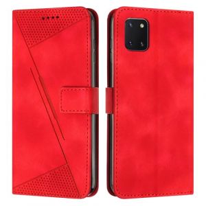 FERLAN Coque Compatible pour Samsung Galaxy A81/M60S/Note 10 Lite Housse Etui Portefeuille,Cuir Multifonction,Fermeture Magn&eacute;tique &agrave; Clapet Anti-Choc (Rouge) (BiBoDan, neuf)