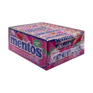 Paquet de 40 rouleaux dragées Mentos strawberry mix (atundo-shop, neuf)