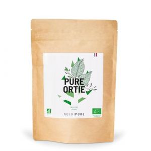 Nutripure | Feuilles d'Ortie Bio en Poudre | Riche en Oligo Éléments et en Minéraux | Favorise la Circulation Veineuse et le Bien Être Circulatoire | Aide à se sentir plus énergique | Sachet de 150G (NUTRIPURE, neuf)