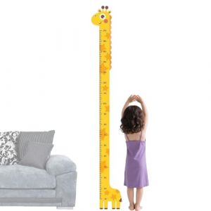 M&egrave;tre de Croissance Mural pour, Toise Murale B&eacute;b&eacute; Pour Croissance, R&egrave;gle Murale D&eacute;cor Chambre B&eacute;b&eacute; Fille Gar&ccedil;on Cr&egrave;che Maternelle (Yajimsa, neuf)