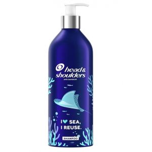 Lot de 6 shampoings Head & Shoulders dans un flacon en aluminium rechargeable - 430 ml (Sibashop, neuf)