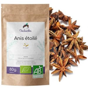 Chabioth&eacute; - Etoile d'anis - Badiane de chine BIO 80g - &eacute;pices de Noel (Chabioth&eacute;, neuf)