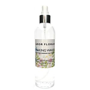 100% Naturel - EAU FLORALE AU SEL MARIN - TEXTURISANT POUR LES CHEVEUX - 250 ml de Amor Florum - Une Brume d'Eau Florale Naturellement Parfum&eacute;e au Sel pour Texturiser vos Cheveux. Sans Parfum Ajout&eacute;. (Halodawn, neuf)