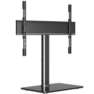 suptek Support TV sur Pied TV Universel pour TV de 37 à 65,70,75" jusqu'à 45 kg, Hauteur Réglable Support TV avec Base en Verre Trempé Max.VESA 600x400mm TS203 (zeyi, neuf)