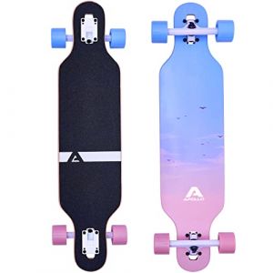 Apollo Longboard édition spéciale avec outil en T, roulements à billes ABEC High Speed et planches drop-through freeride Galoa (Vevendo, neuf)