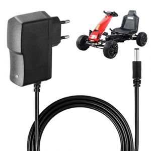 12V Chargeur Voiture Electrique Enfant, Chargeur de Batterie 12V 1A Universel V&eacute;hicule &Eacute;lectrique d'enfant Ride on Toys pour Moto, SUV, VTT, ATV Car Voitures et Autres V&eacute;hicules &Eacute;lectriques 1000MA (CanJiaLiMao, neuf)