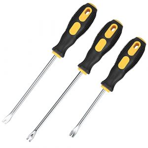 3 Pièces Arrache Agrafeuse Tapissier, Arrache-clous, Décapant d'agrafes de Rembourrage, Extracteur de clous, Outil D'extraction de Pointes, Agrafeuses Dissolvant d'ongles (ZongTianXia, neuf)