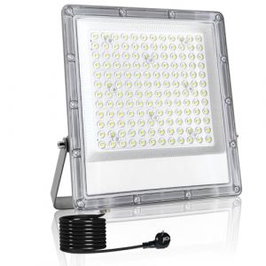 Indmird Spot LED ext&eacute;rieur 150 W, super lumineux 15 000 lm Projecteur LED IP66 &eacute;tanche 6500 K Blanc froid - &Eacute;clairage de s&eacute;curit&eacute; pour patio, jardin, terrasse, entr&eacute;e (LemonandOrange, neuf)