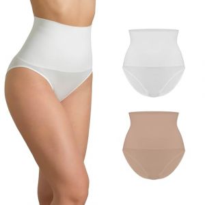 Risalti Culotte Gainante Femme Ventre Plat - Gaine Ventre Plat, Culotte Femme Taille Haute, Gaine Amincissante, sous Vetements Feminins - Made in Italy (RISALTI, neuf)