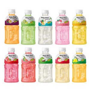 Mogu Mogu Jus de fruits avec Nata de Coco (Gotta Chew) 320 ml (lot de 10 saveurs) (Kidzkandy, neuf)