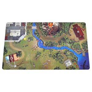 HuggyPlay Tapis de Jeu Dinosaure Tapis pour Enfants Jurassic Parc des Dinosaures World 90 x 150 cm (HuggyPlay, neuf)