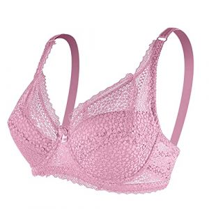 Soutien Gorge Nude Soldes Dessous Femme Chic Et Elegant Sexy Soutien Gorge Femme Forte Brassiere Mastectomie pour Prothese Soutien Gorge 95B avec Armature Brassiere Sport Zip Devant Lot Dé (Uwdiohq, neuf)